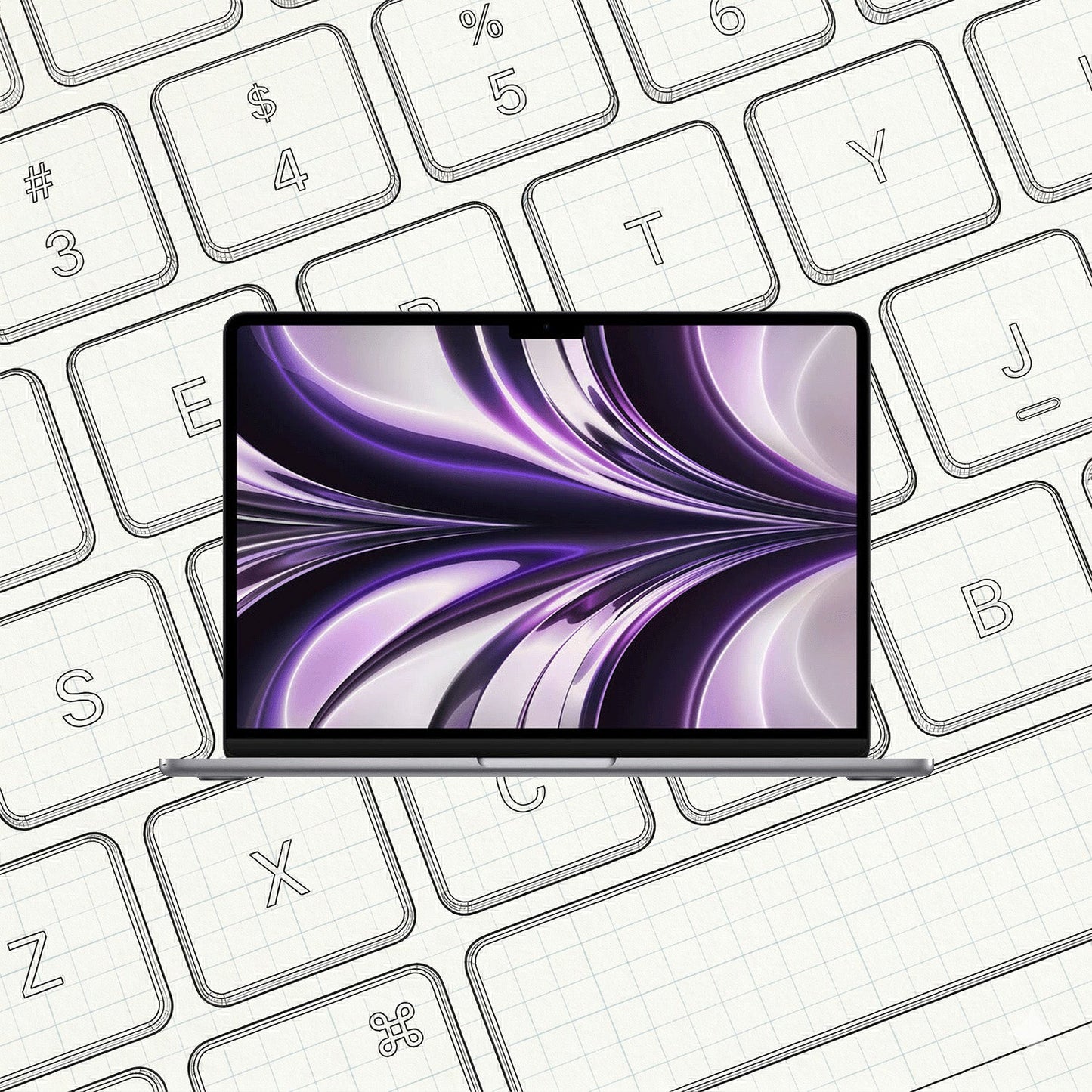 Смяна на Клавиатура - Apple MacBook Air 13" M2 2022 (A2681)